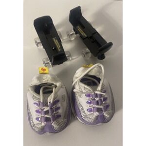 Build-a-bear Bear Boutique Collectible Purple Sketchers Sneakers sparkly Skates